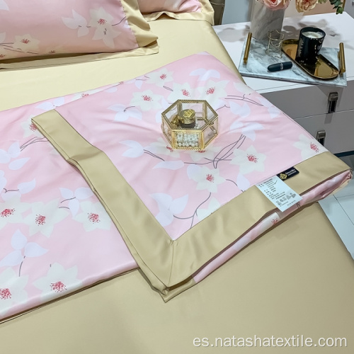 Juegos de cama de tencel estampados y lavados